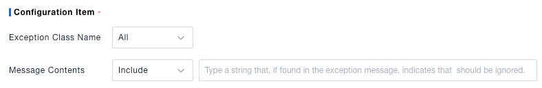 Message Contents configuration
