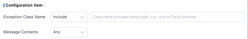 Include configuration