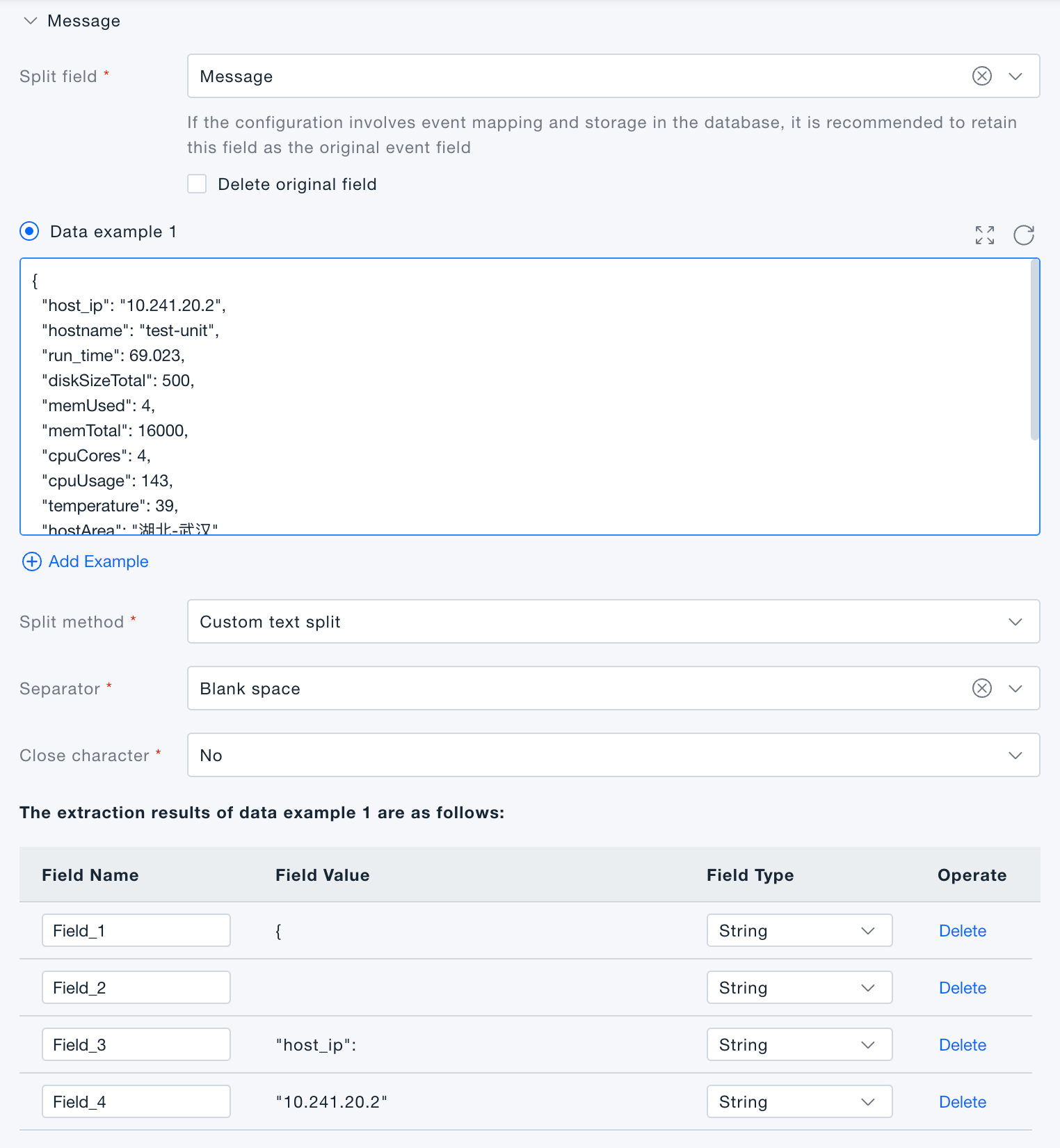 dataParsingSeparator
